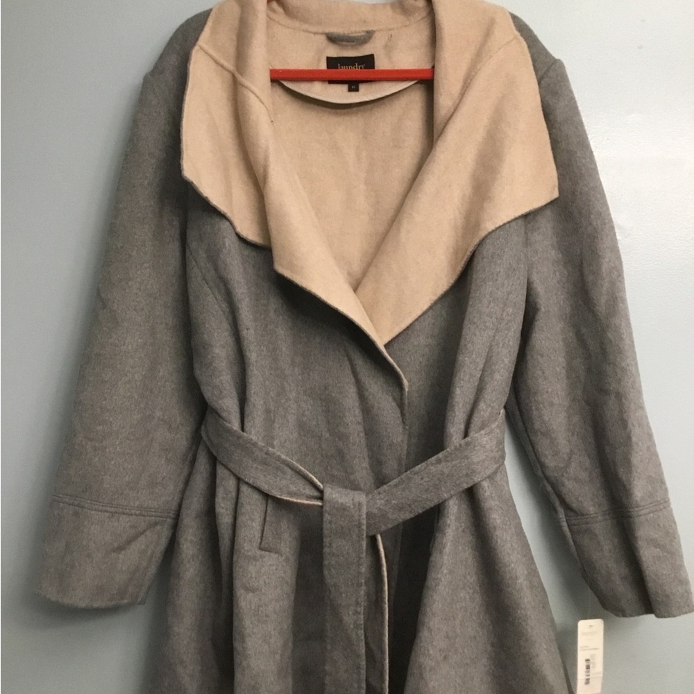 Laundry By Shelli Segal Wool Blend Coat Size 2x